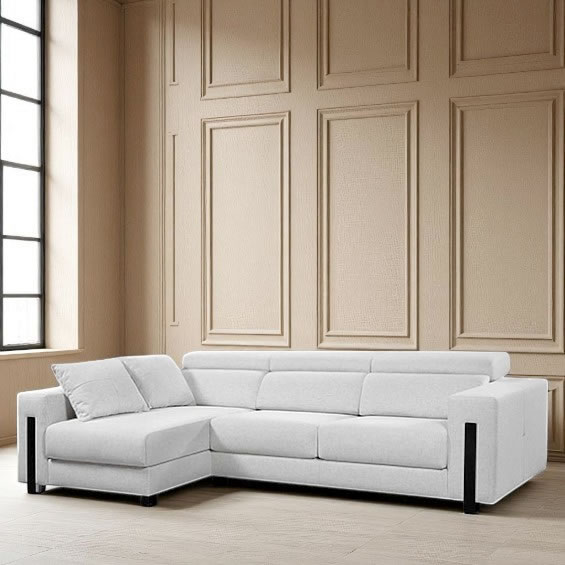 sofás chaise longue piel natural lujo